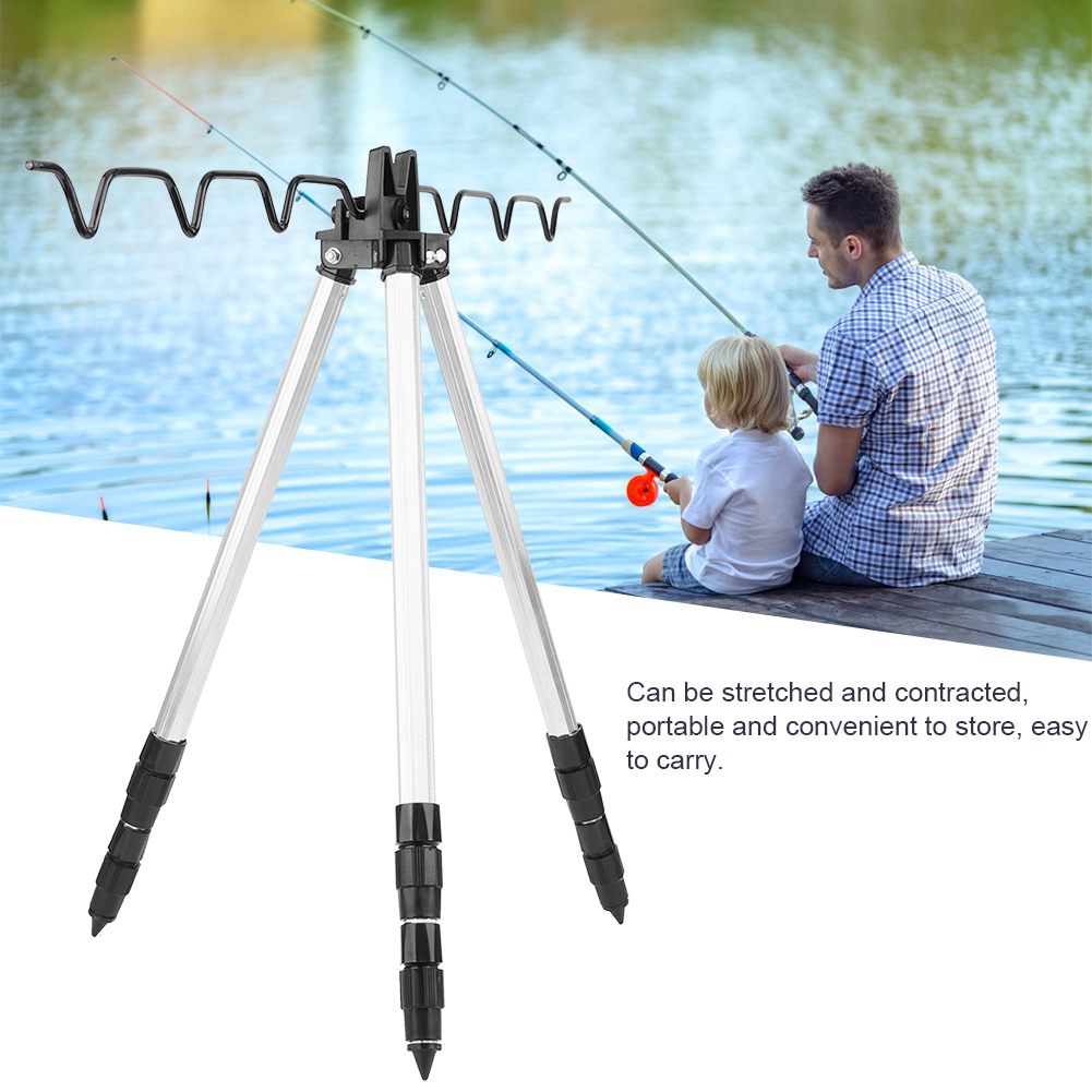 Fishing Rod Pod - Fishing Pole Tripod Holders Multifunctional Rod