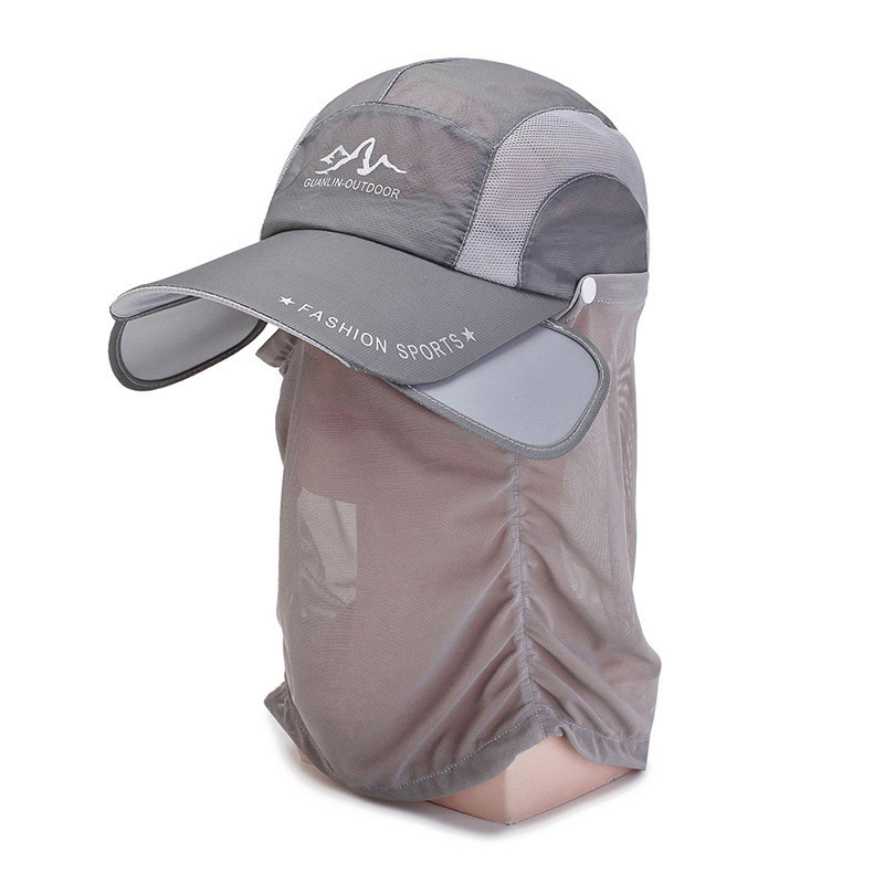 Fishing Equipment In China - Sunscreen Fishing Hat Retractable Detachable Brim