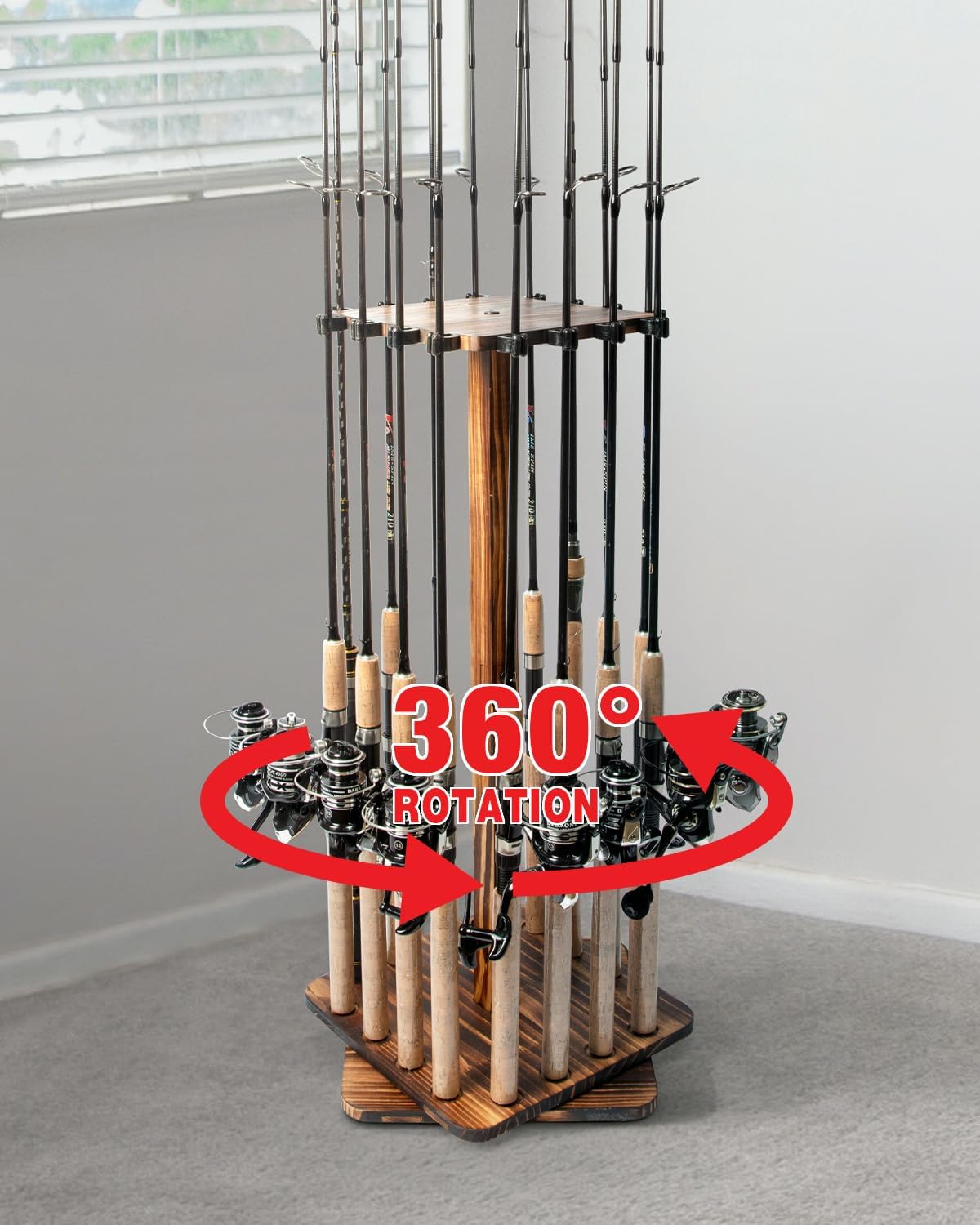 Fishing Rod Pod - Fishing Rod Holders for Garage 360