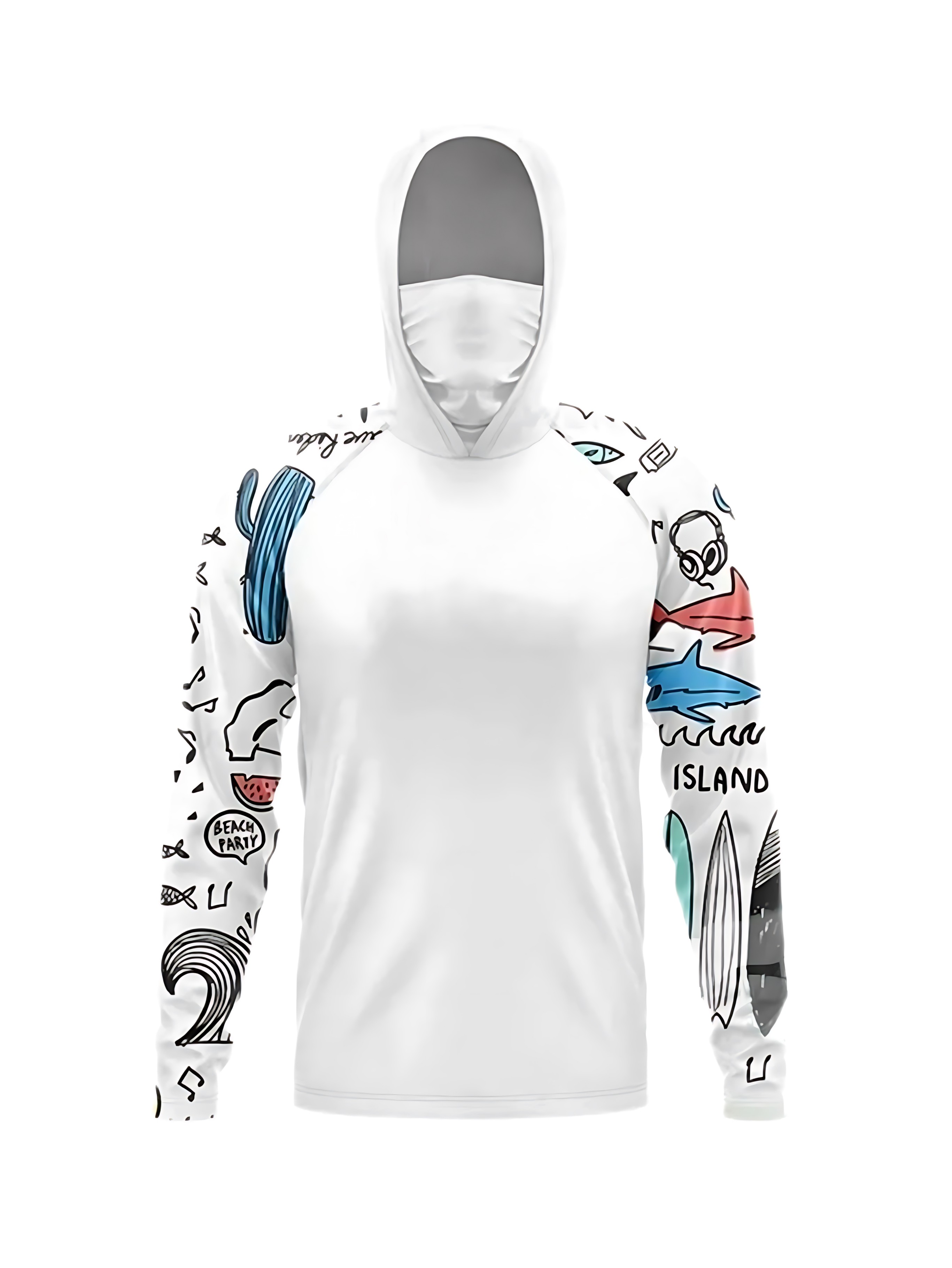 Fishing Equipment In China - Fishing hooded sweatshirt swimming sun protection