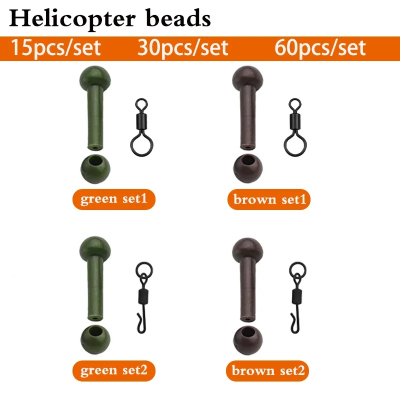 Freshwater Fishing Kit - Carp fishing Chod rig kits, Beads,