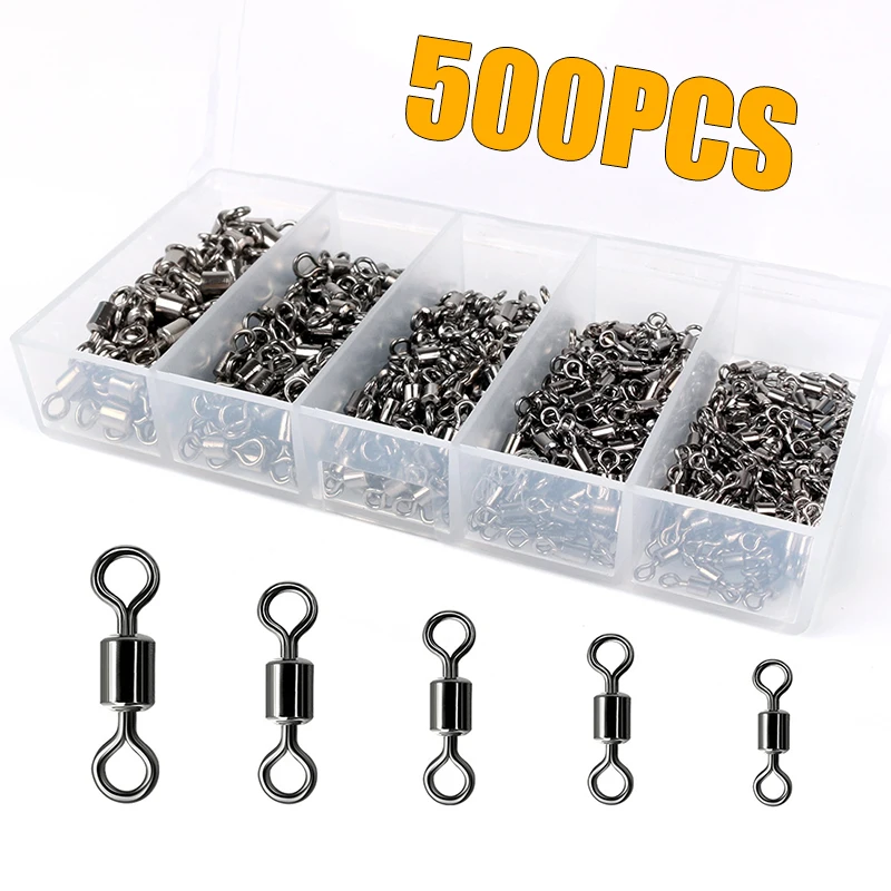 Freshwater Fishing Kit - Fishing Swivels Kit Ball Bearing Rolling