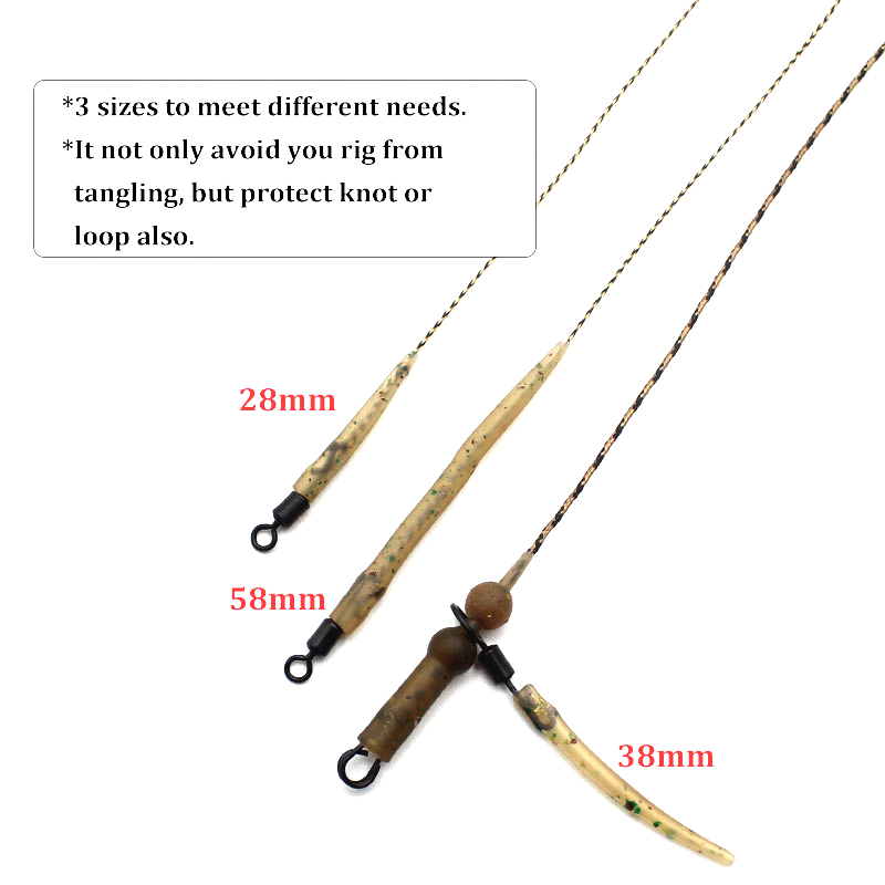 20pcs 28/38/56mm Carp Fishing  - огляд і ціна Fishing Equipment Line