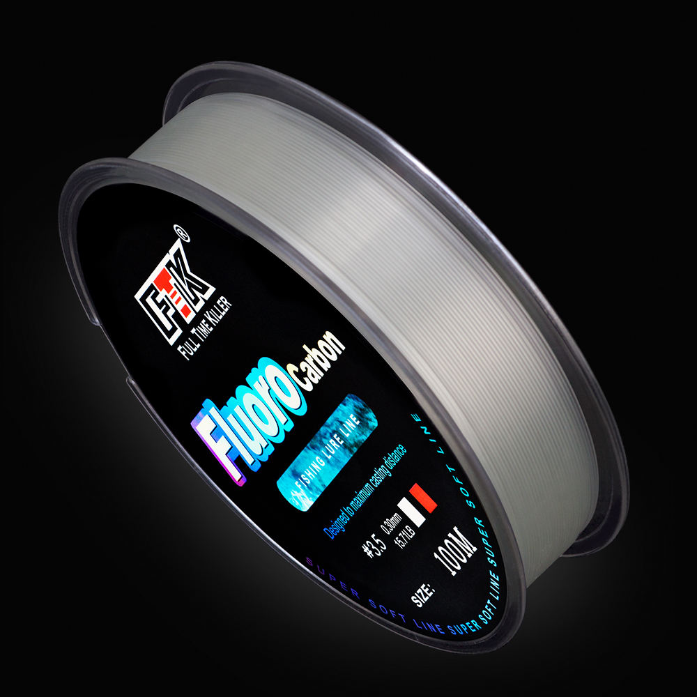 FTK 100m 4.13-34.32LB Fluoroca - огляд і ціна Fluorocarbon Line
