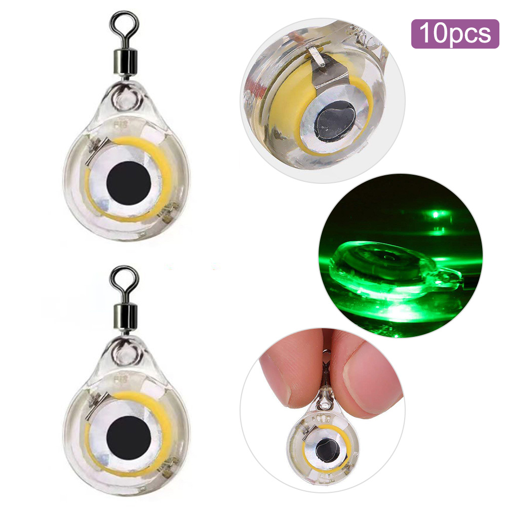 10pcs LED Attracting Fish Ligh - огляд і ціна Fishing Equipment In China