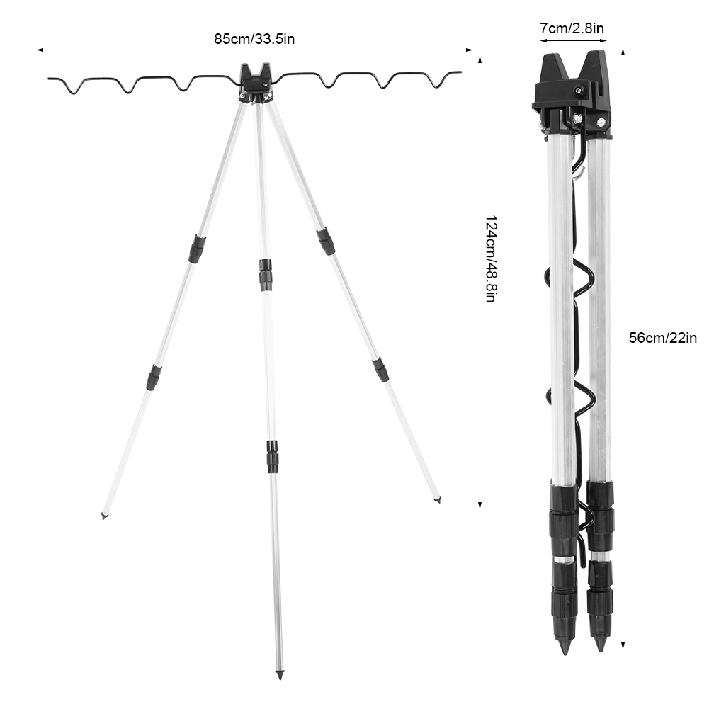 Fishing Pole Tripod Holders Mu - огляд і ціна Fishing Rod Pod