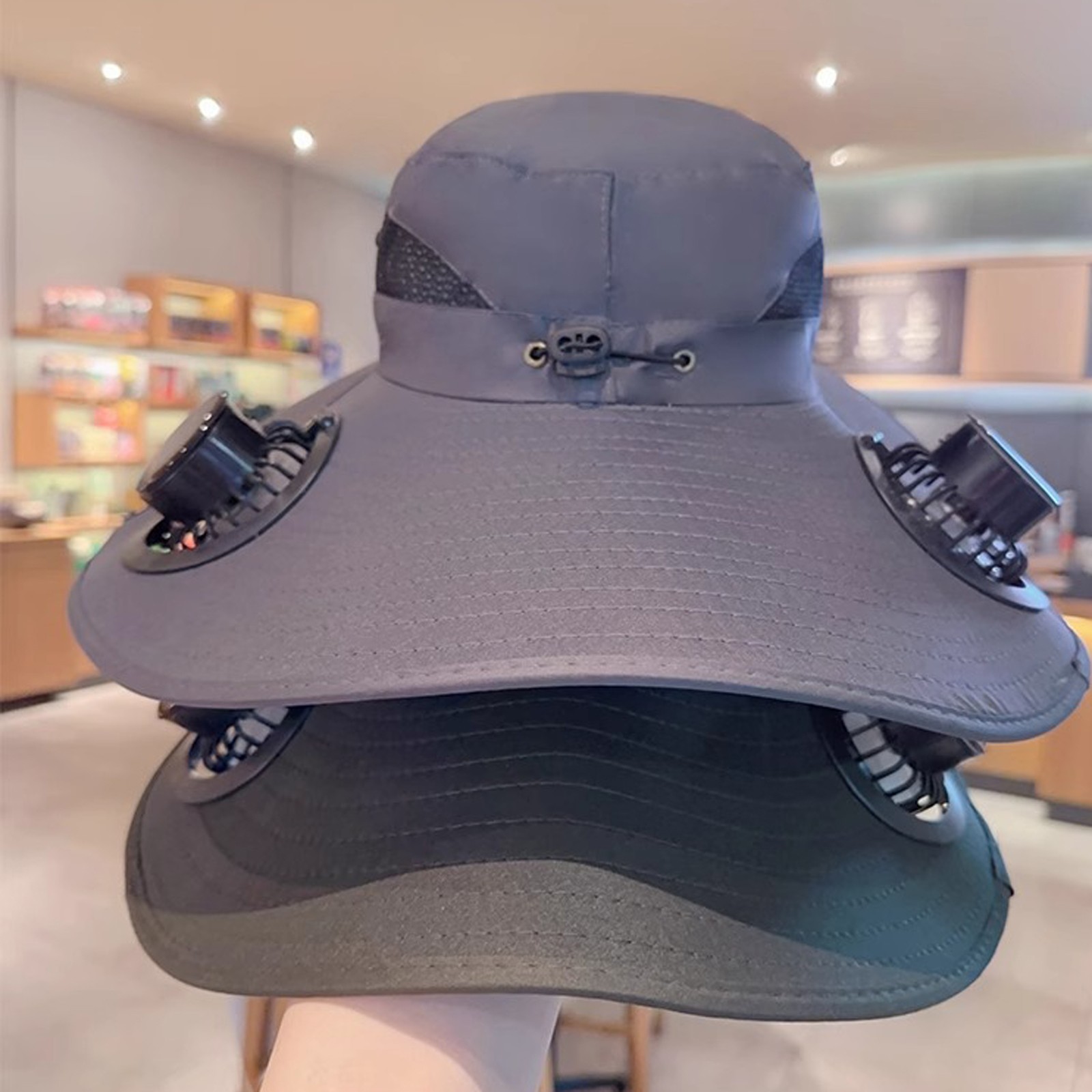 Solar Fan Equipped Wide Brim S - огляд і ціна Fishing Equipment In China