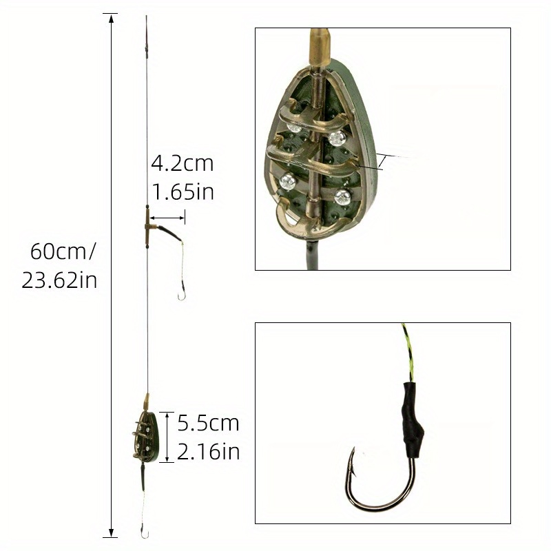 1pc Carp Fishing Feeder Kit Fe - огляд і ціна Freshwater Fishing Kit