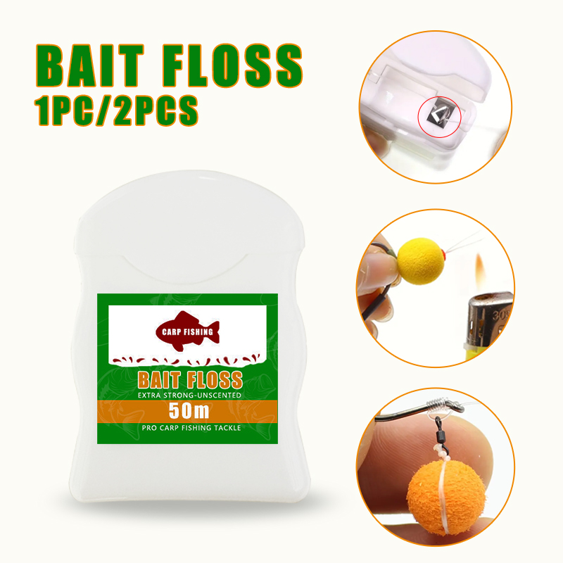1pc/2pcs 50m Carp Fishing Bait - огляд і ціна Freshwater Fishing Kit