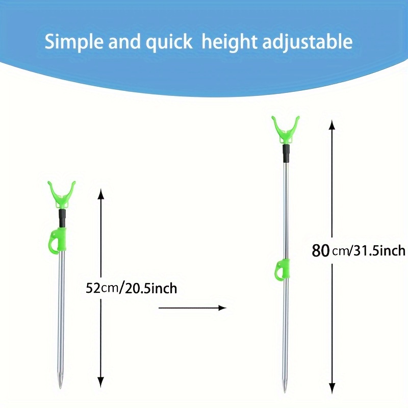 2pcs Premium Aluminum Alloy Te - огляд і ціна Fishing Rod Pod