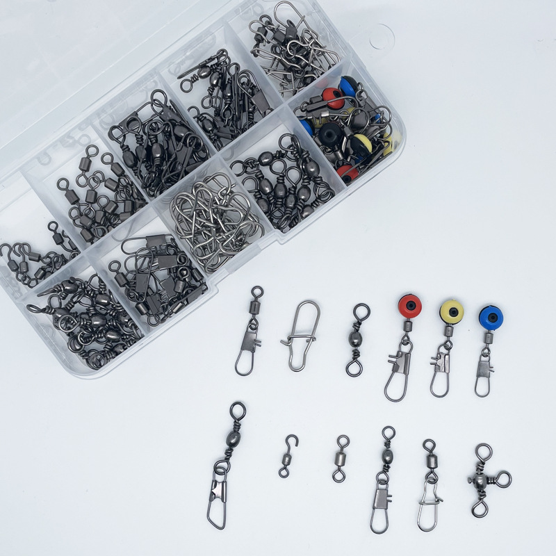 115pcs Fishing Swivel Connecto - огляд і ціна Freshwater Fishing Kit