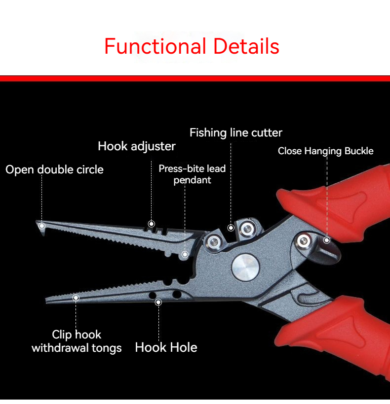 High-Precision Luya Pliers Mul - огляд і ціна Fishing Equipment Line