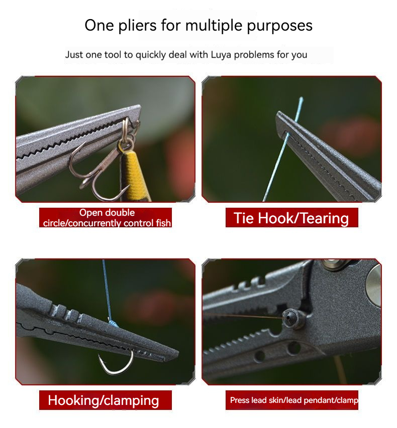 High-Precision Luya Pliers Mul - огляд і ціна Fishing Equipment Line