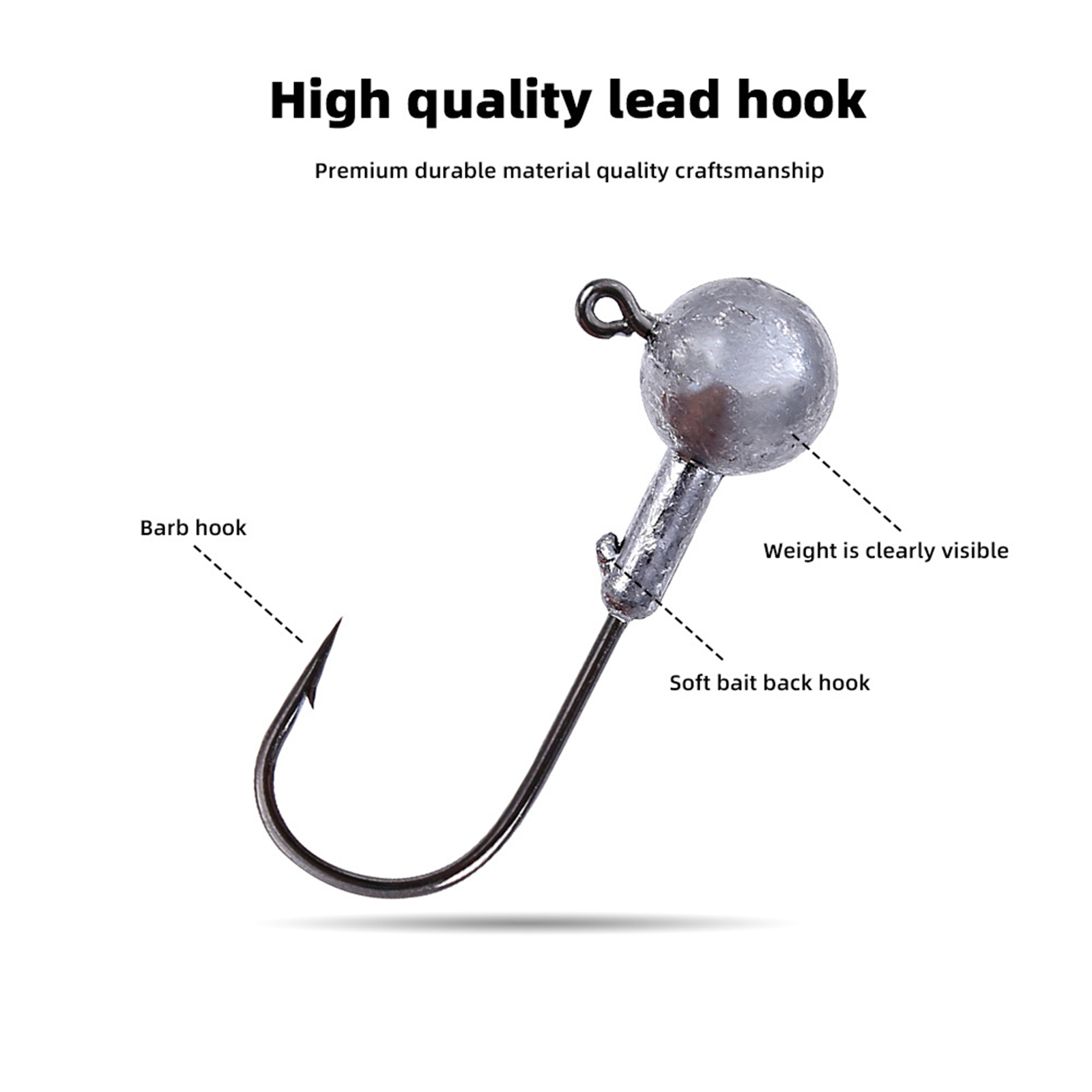 25Pcs Fishing Hooks Set Barbed - огляд і ціна Fishing Equipment In China