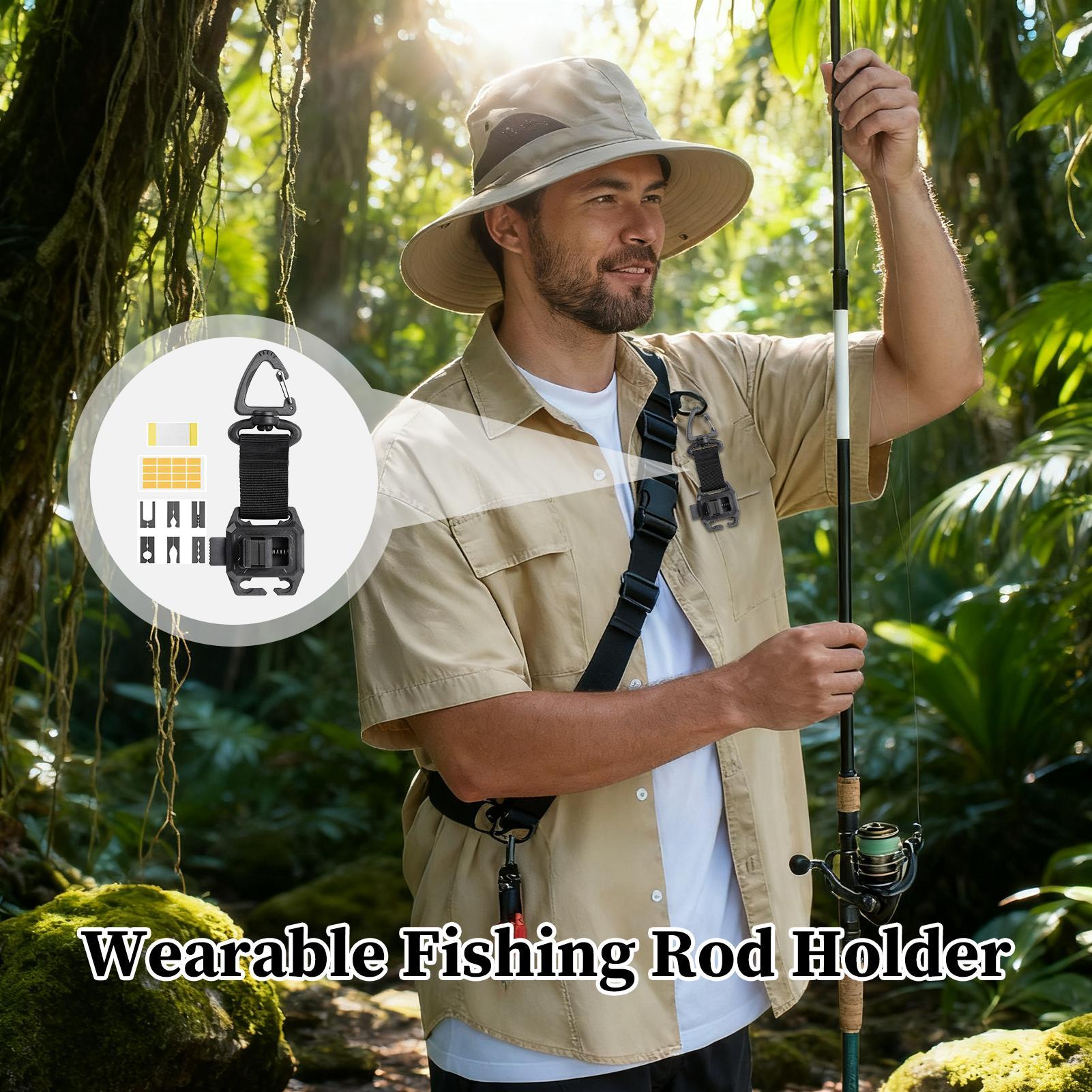 Wearable Fishing Rod Clips Hol - огляд і ціна Fishing Rod Pod