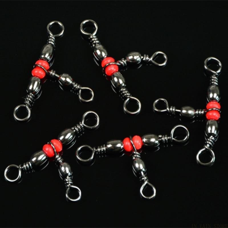 M5TC 50Pcs 3 Way Swivels Fishi - огляд і ціна Fishing Equipment Kit